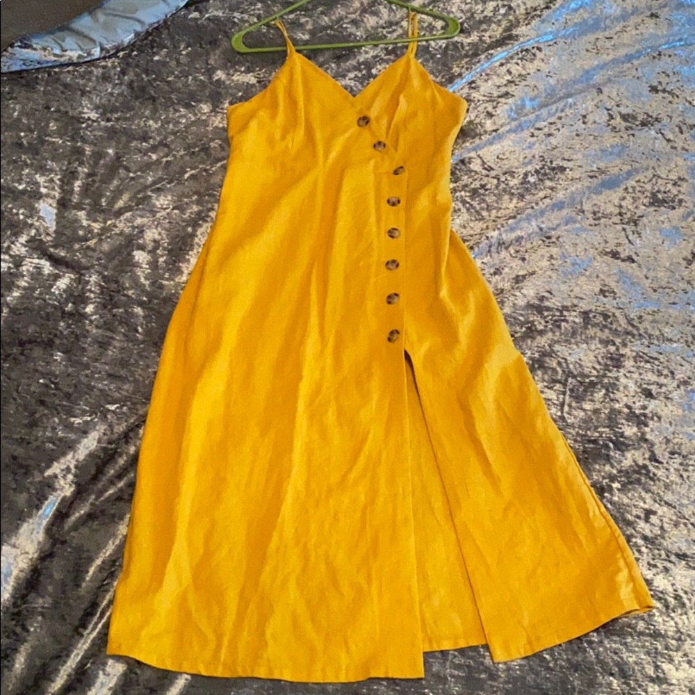NWOT Mustard Yellow dress